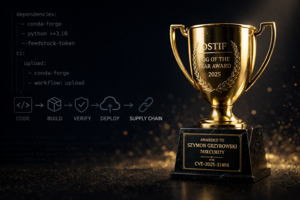 7ASecurity wins OSTIF Bug of the Year Award 2025