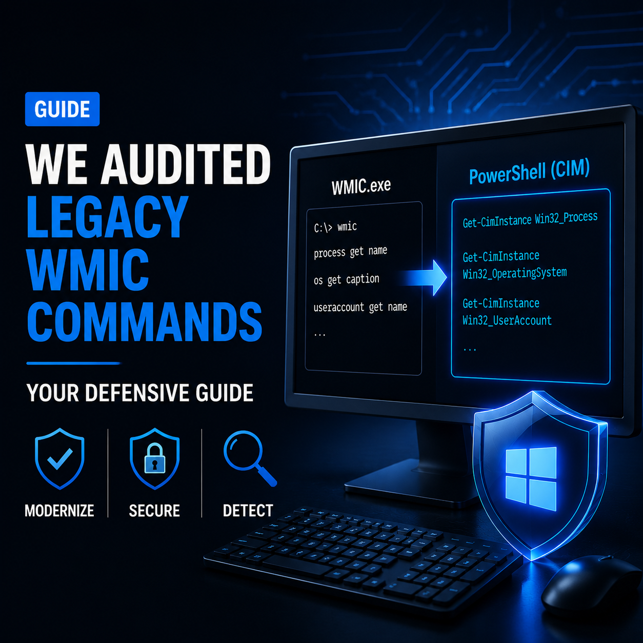 We Audited Legacy WMIC Commands (Our Defensive Guide)