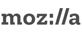 Mozilla Foundation Mozilla logo in simple block style.